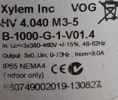 Reparatur Xylem HV 4.040 M3-5B-1000-G-1-V01.4 Drehzahlregler fr Pumpenanlagen